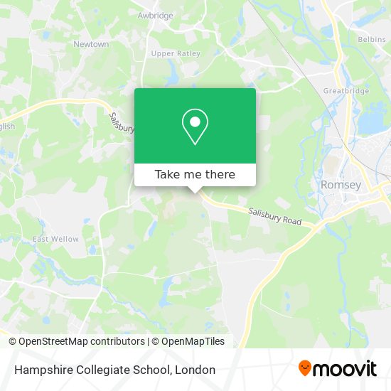 Hampshire Collegiate School map