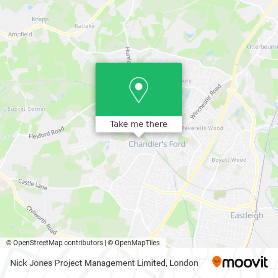Nick Jones Project Management Limited map