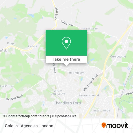 Goldlink Agencies map