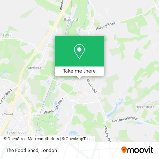 The Food Shed map