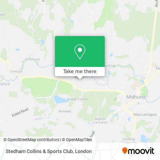 Stedham Collins & Sports Club map
