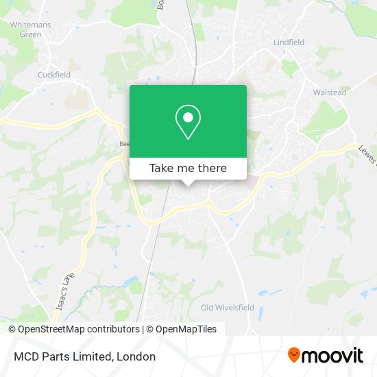MCD Parts Limited map