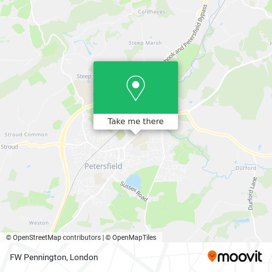 FW Pennington map