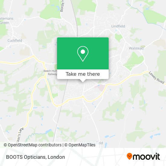 BOOTS Opticians map
