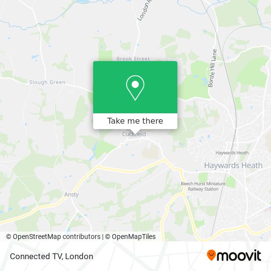 Connected TV map