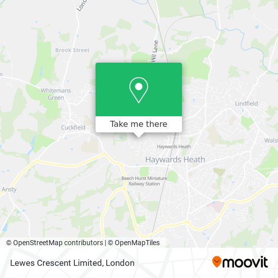 Lewes Crescent Limited map