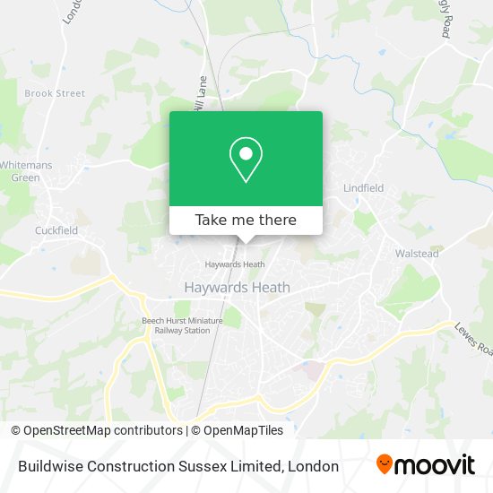 Buildwise Construction Sussex Limited map