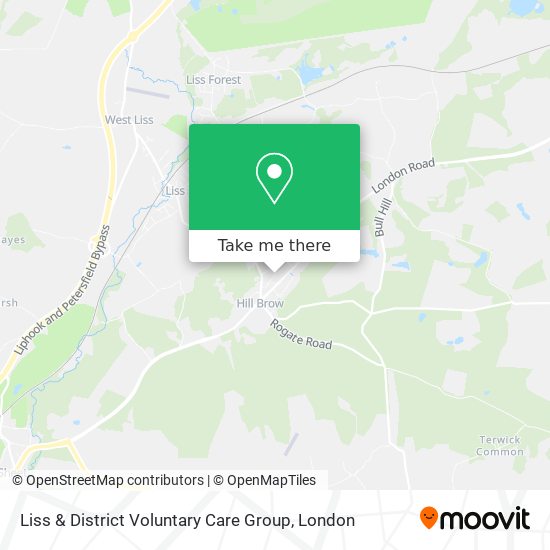 Liss & District Voluntary Care Group map