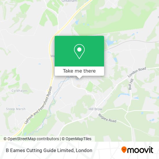 B Eames Cutting Guide Limited map