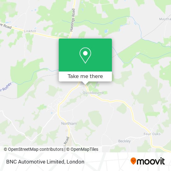BNC Automotive Limited map