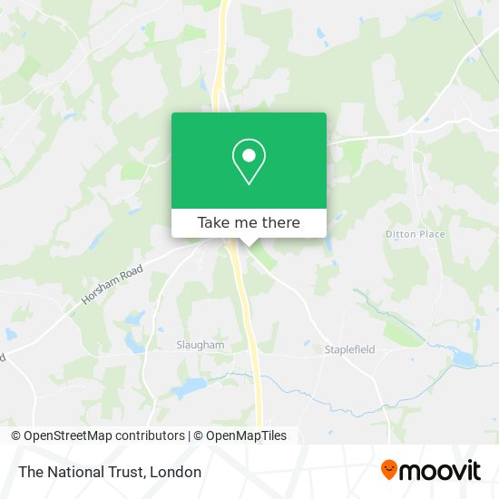 The National Trust map