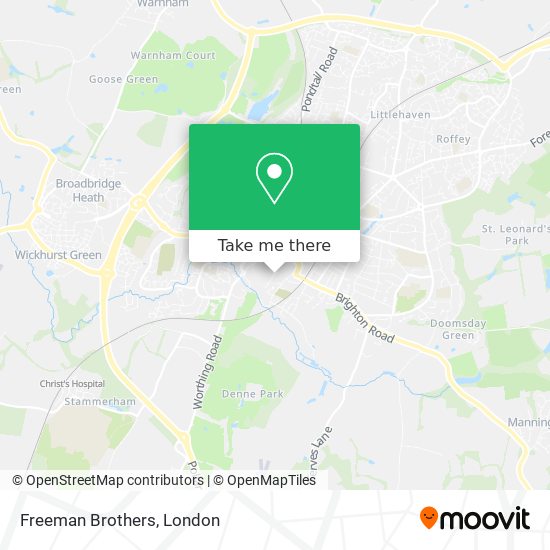 Freeman Brothers map