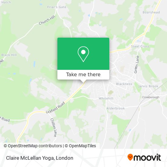Claire McLellan Yoga map