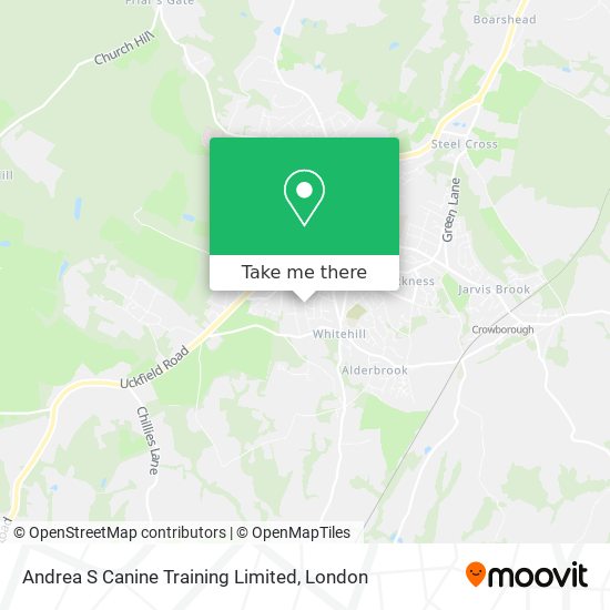 Andrea S Canine Training Limited map
