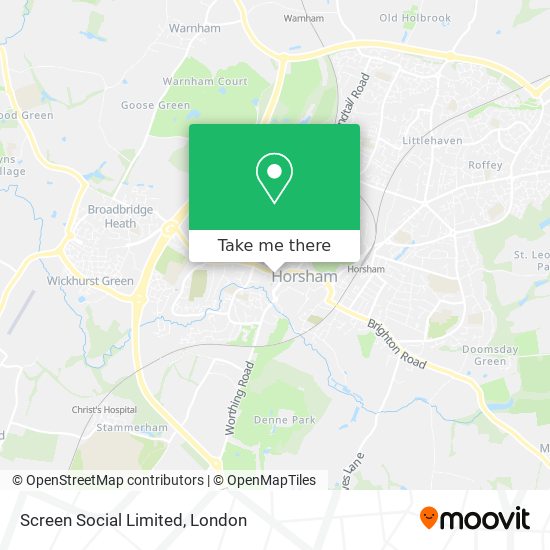 Screen Social Limited map