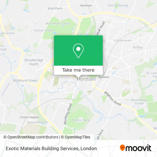 Exotic Materials Building Services map