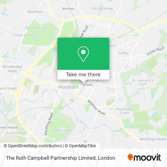 The Ruth Campbell Partnership Limited map