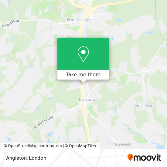 Angleton map
