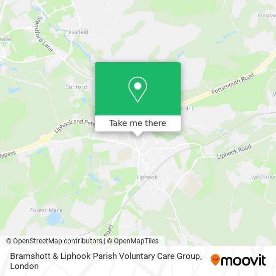 Bramshott & Liphook Parish Voluntary Care Group map