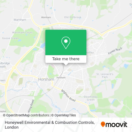 Honeywell Environmental & Combustion Controls map