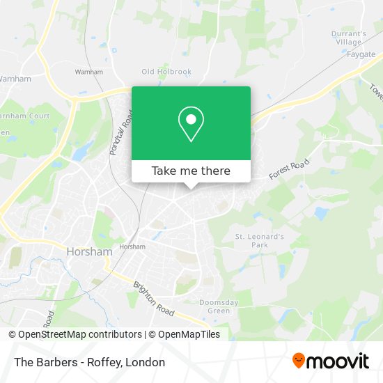 The Barbers - Roffey map