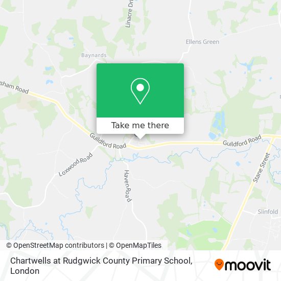 Chartwells at Rudgwick County Primary School map