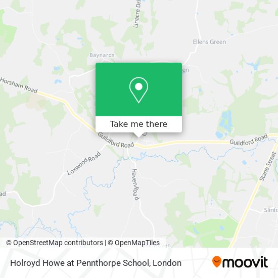 Holroyd Howe at Pennthorpe School map