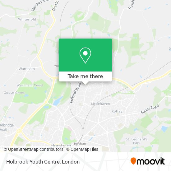 Holbrook Youth Centre map