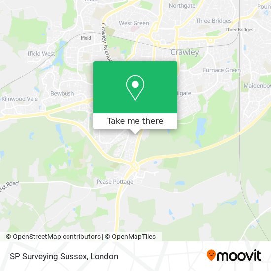 SP Surveying Sussex map