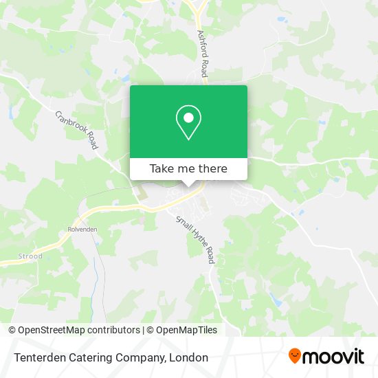 Tenterden Catering Company map