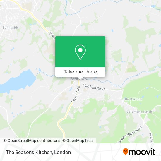 The Seasons Kitchen map