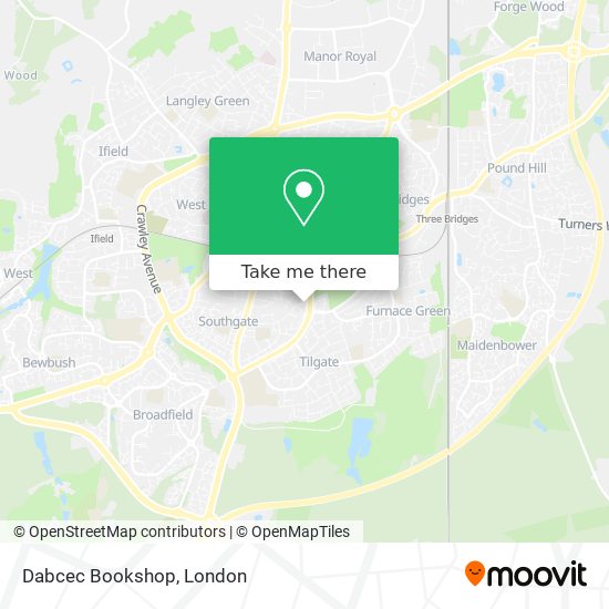 Dabcec Bookshop map