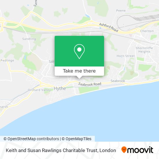 Keith and Susan Rawlings Charitable Trust map