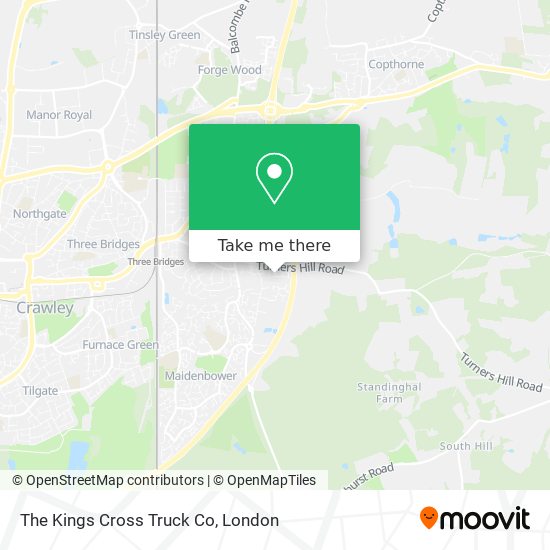 The Kings Cross Truck Co map