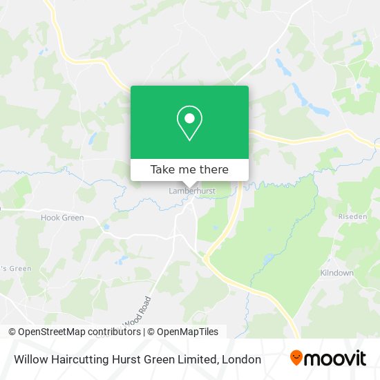 Willow Haircutting Hurst Green Limited map