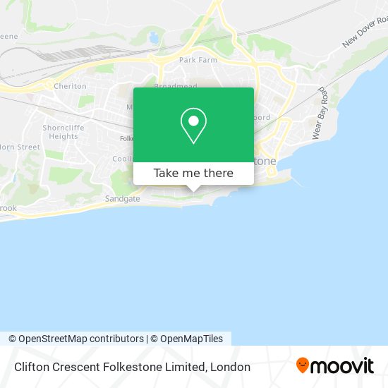 Clifton Crescent Folkestone Limited map
