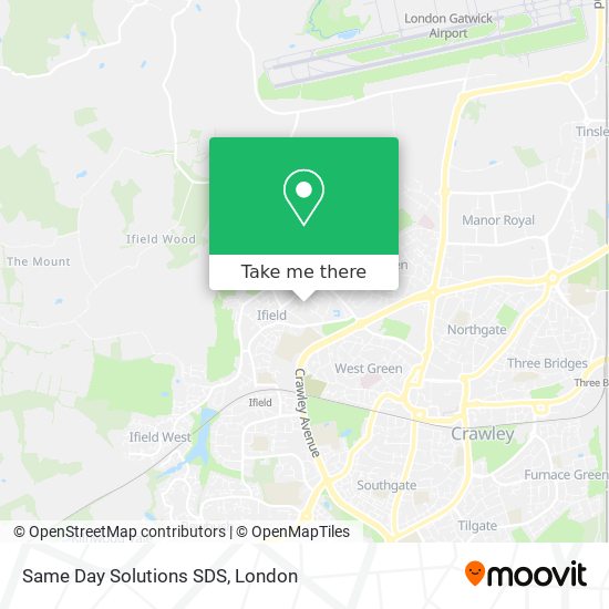 Same Day Solutions SDS map