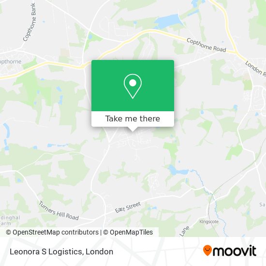 Leonora S Logistics map