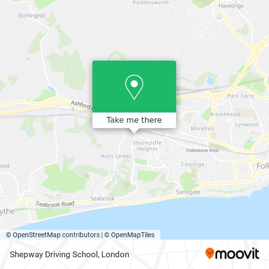 Shepway Driving School map