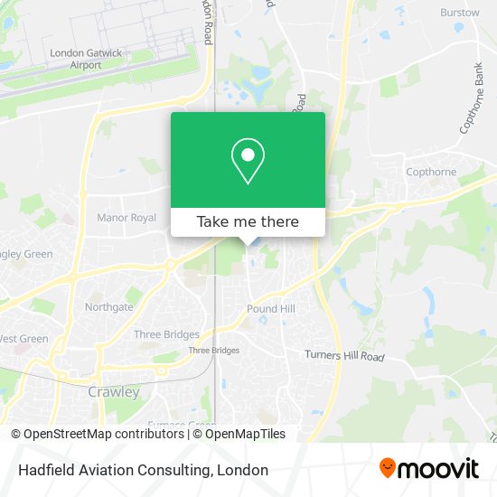 Hadfield Aviation Consulting map