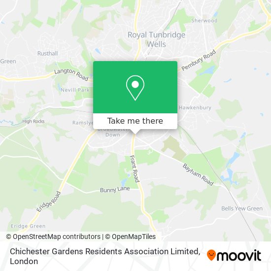Chichester Gardens Residents Association Limited map