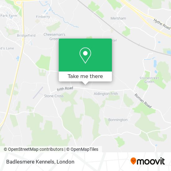Badlesmere Kennels map