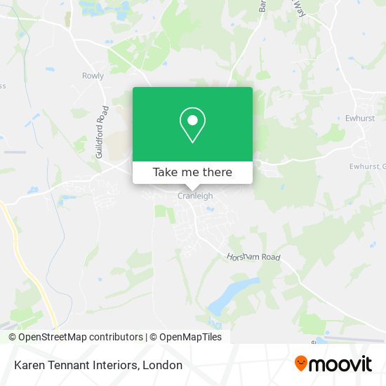 Karen Tennant Interiors map