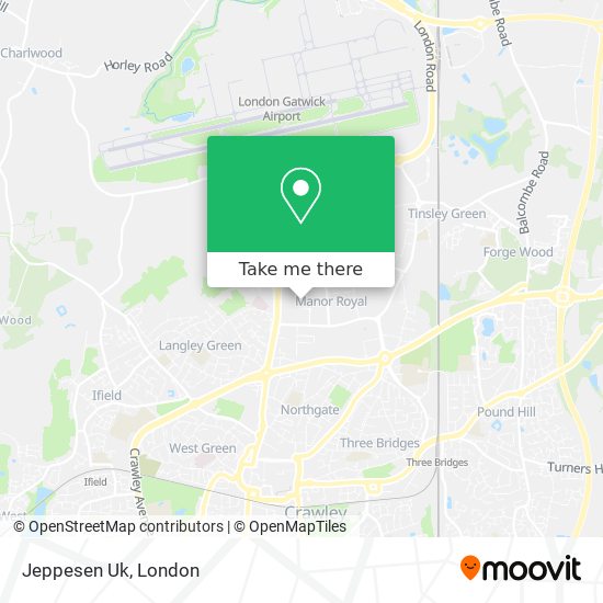 Jeppesen Uk map