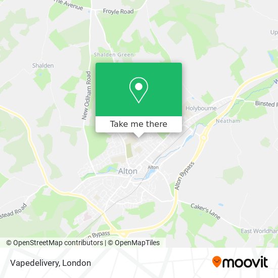 Vapedelivery map