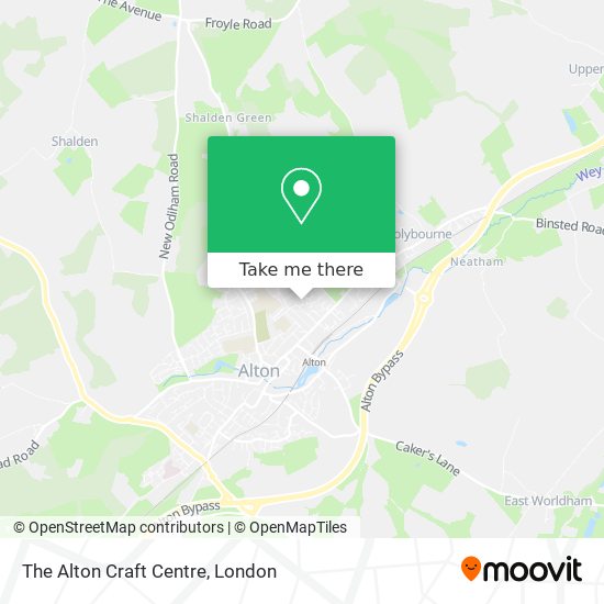 The Alton Craft Centre map