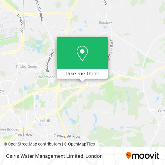 Osiris Water Management Limited map