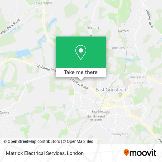 Matrick Electrical Services map