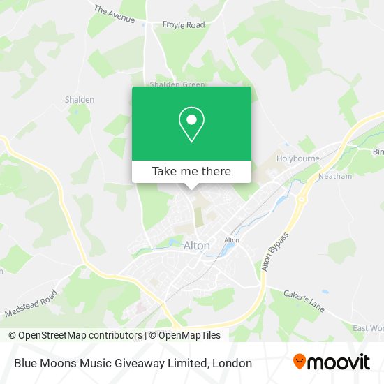 Blue Moons Music Giveaway Limited map