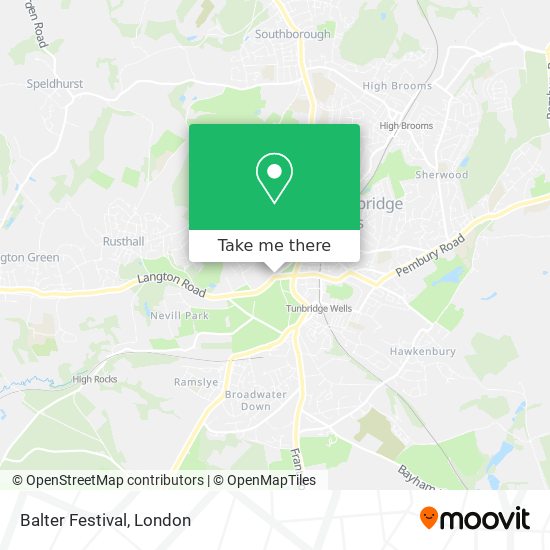 Balter Festival map